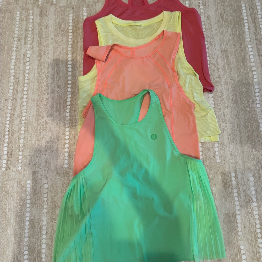 lululemon athletica Multicolor Tank Tops
